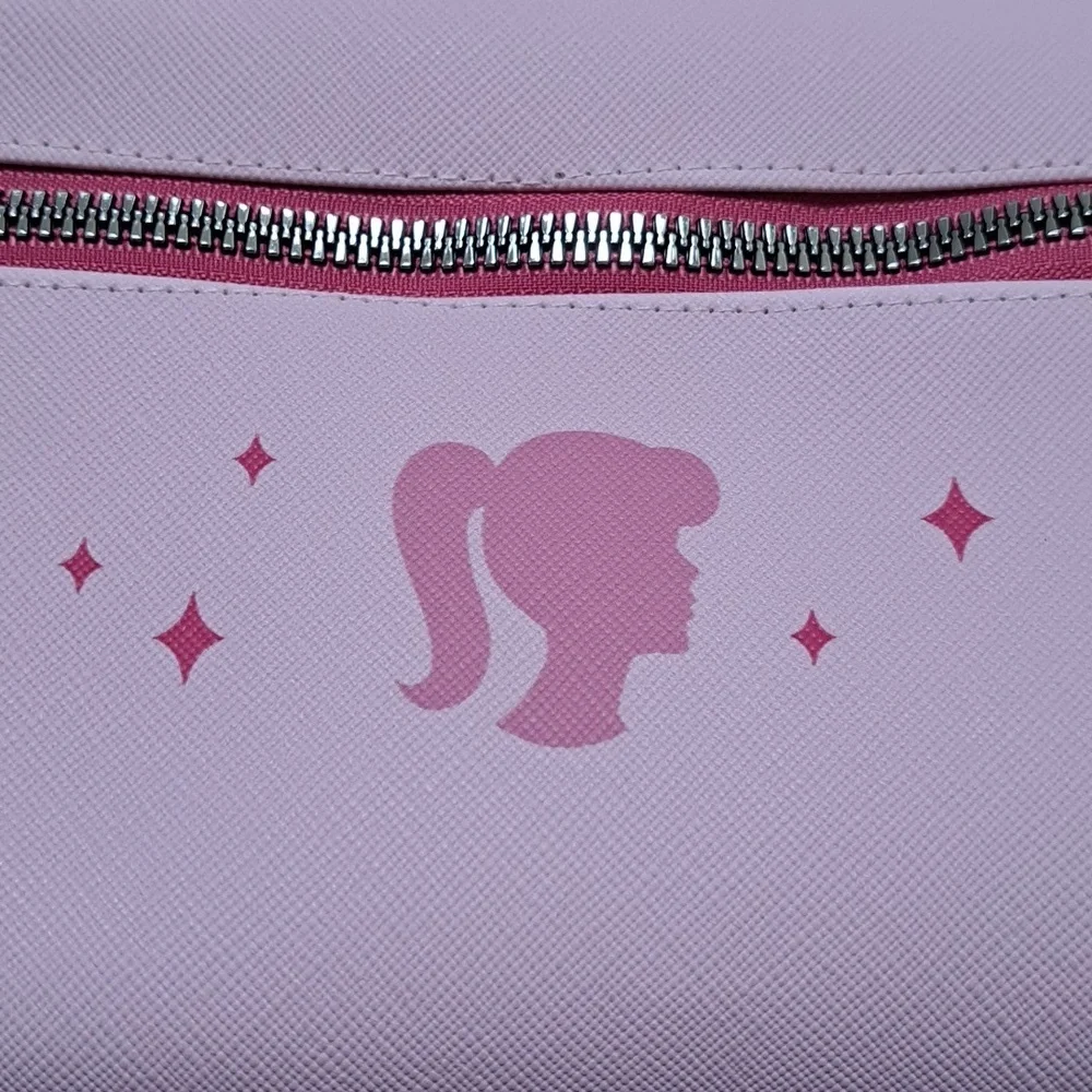 Chic Lavender & Pink Barbie Cosmetic Bag
